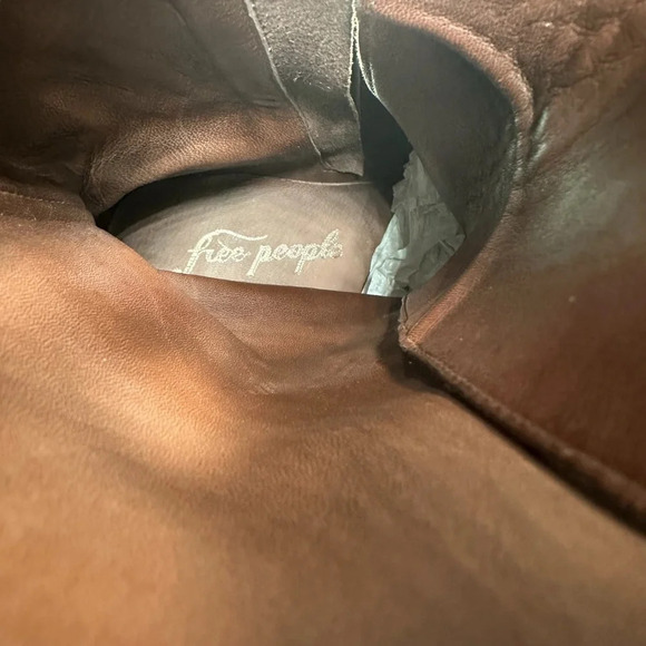 NWOT Free People Jones Lug Sole Combat Boot in Hot Fudge. Sz: 7 - Picture 12 of 12